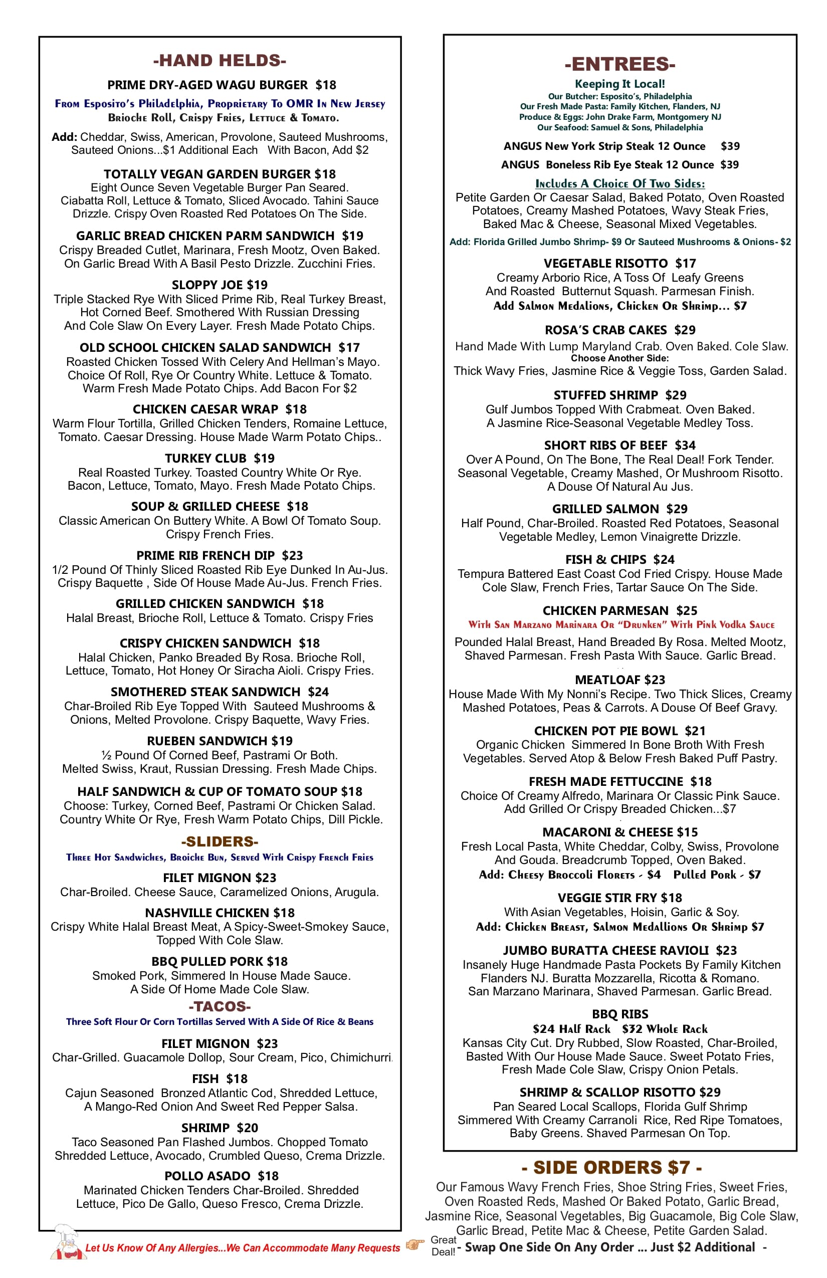 Menu Page 2
